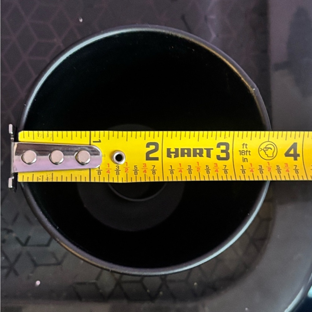 Black Cast Iron candle holder withDesign (2 designs available) - Picture 7 of 8